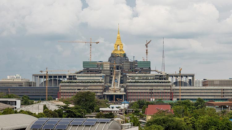 In Bangkok wurde am 1. Mai 2021 das größte Parlamentsgebäude der Welt offiziell eröffnet