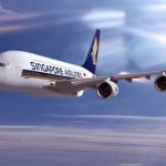 Airbus A380 der Singapore Airlines