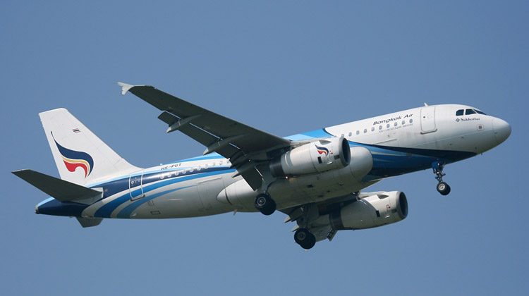 Airbus A319 der Bangkok Airways - Inlandsflugplan wird in der Wintersaison erweitert