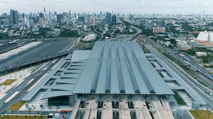 Der neue Bang-Sue-Hauptbahnhof in Bangkok wird fristgerecht eröffnet werden