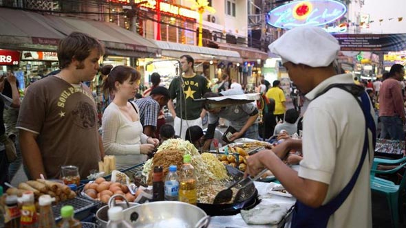 Straßenküche in Bangkok