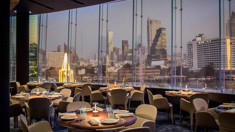 "Blue by Alain Ducasse" in Bangkok