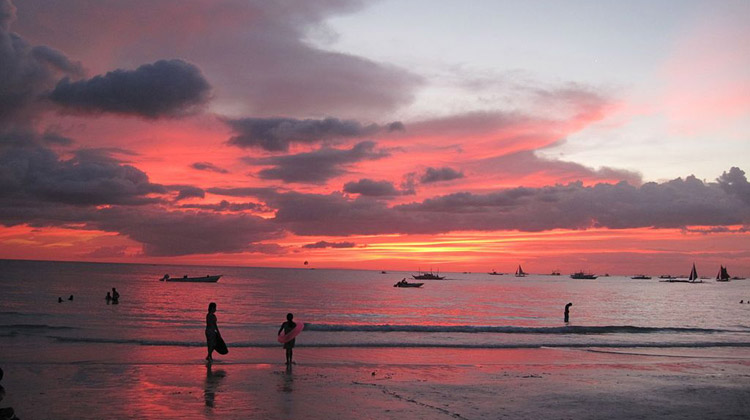 Sonnenuntergang auf Boracay