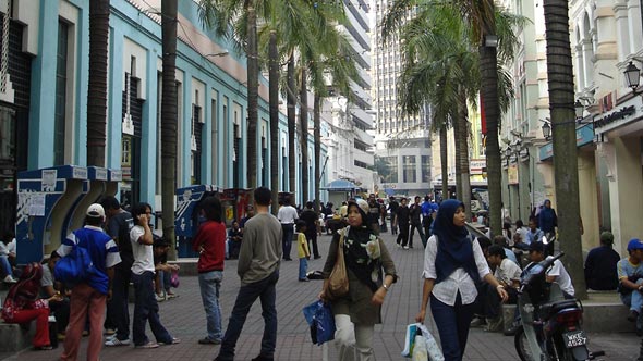 Zentralmarkt in Kuala Lumpur - Fußgängerzone