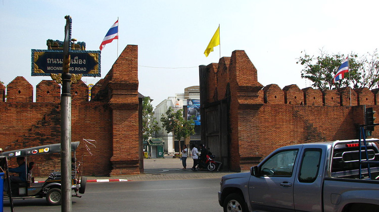 Altes Stadttor Thaphae Gate in Chiang Mai