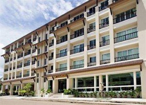 Frontansicht des City Inn Vientiane Hotel