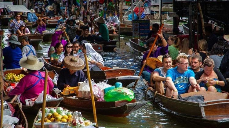 Schwimmender Markt von Damnoen Saduak