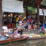 Damnoen Saduak Markt in Ratchaburi