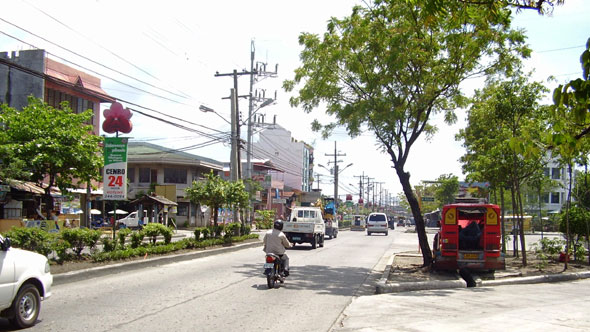 Innenstadt von Davao - Quezon Boulevard