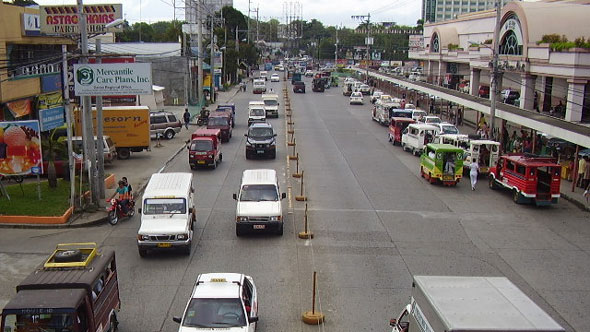 Innenstadt von Davao Victoria Plaza