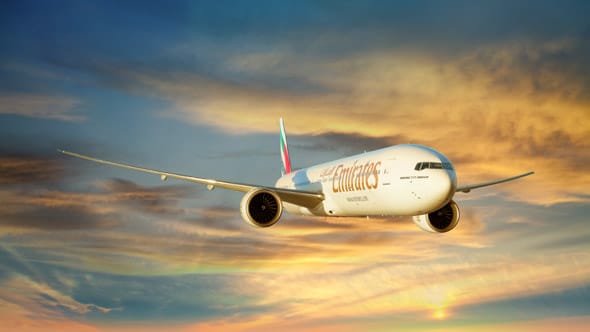Emirates Boeing 777 - Flugverbindungen auf die Philippinen
