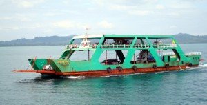 Autofähre auf dem Weg nach Koh Chang