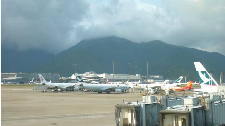 Flughafen in Hong Kong