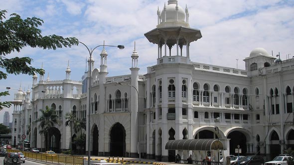 Der alte Bahnhof von Kuala Lumpur - Heute ein Eisenbahnmuseum