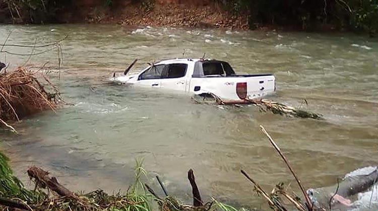 Verheerende Überschwemmungen auf Koh Chang | Bildmaterial: Bild: Twitter/@iamKohChang