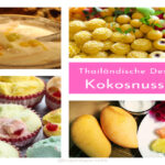 Traditionelle Thailändische Kokosmilch-Desserts