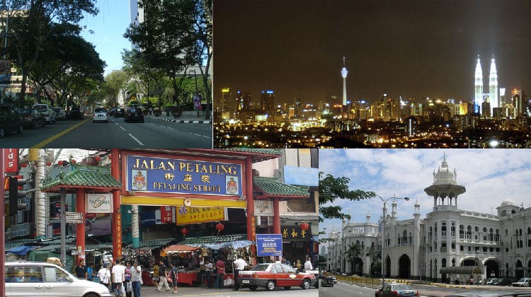 Impressionen von Kuala Lumpur der Hauptstadt von Malaysia