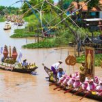 Lad Chado Market in Ayuttha in Zentral-Thailand