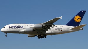 Airbus A380 der Deutschen Lufthansa
