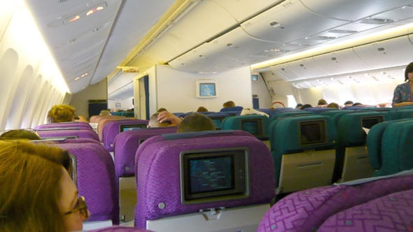 Malaysia Airlines nach Südostasien - Boeing 777-200ER Economy Class