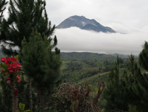 Blick auf den Mount Apo