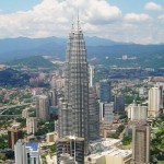 Skyline von Kuala Lumpur mit den Petronas Towers