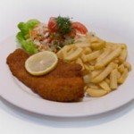 Schnitzel im Siam Kitchen Restaurant