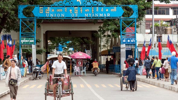 Grenze Thailand - Myanmar: Tachileik - MaeSai