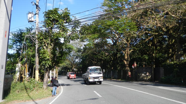 Leben in Tagaytay - Hauptstrasse in der Stadt