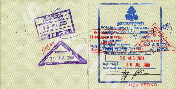 Thai Visa Stempel im Reisepass