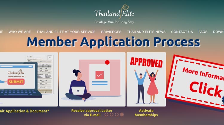 Thailand Elite Card Visaprogramm | Screenshot