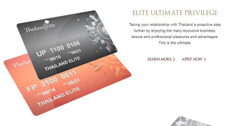 Thailand Elite Card - Thailand Privilege Card Visaprogramm | Screenshot