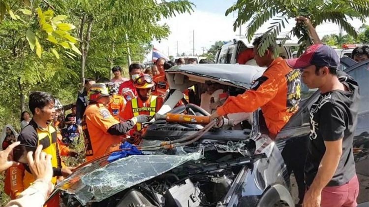 Verkehrsunfall in Thailand