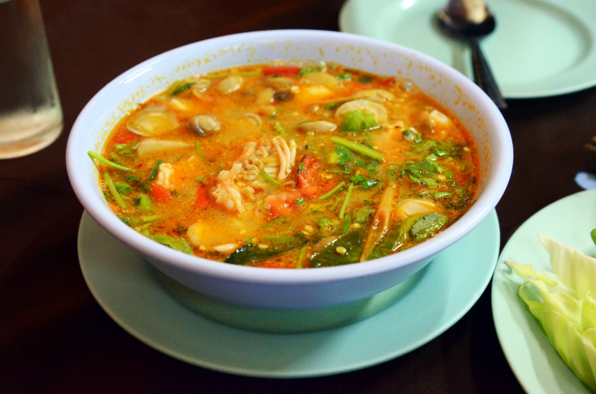 Tom Yam Gung mit Flußgarnelen