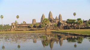 Blick auf Angkor Wat
