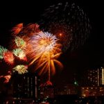 Silvester-Feuerwerk in Bangkok