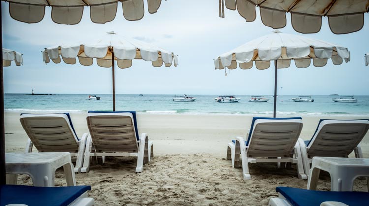 Am Strand von Koh Samet