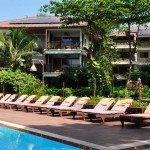 Bird & Bees Resort in Pattaya Blick von Pool