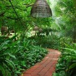 Gartenweg im Bird & Bees Resort in Pattaya