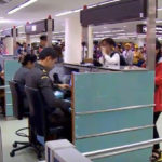 Immigration am Suvarnabhumi Airport in Bangkok