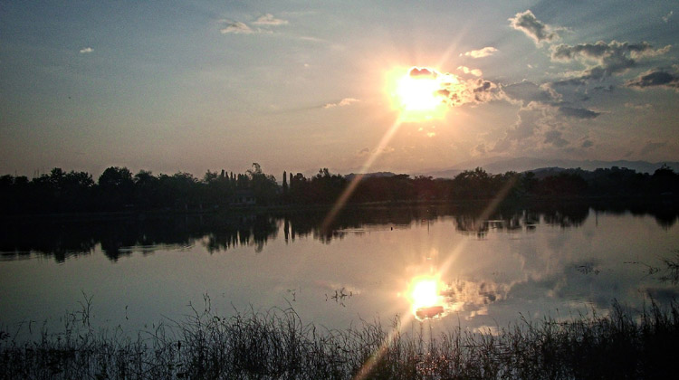 Sonnenaufgang in Chiang Rai