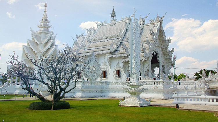 Der Weiße Tempel in Chiang Rai