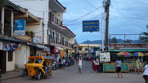 Zentrum von Coron