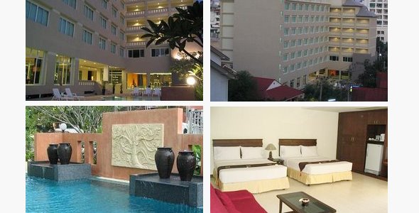 Ansichen Crown Pattaya Beach Hotel