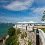 Terasse am Meer im Dusit Thani Hotel in Pattaya