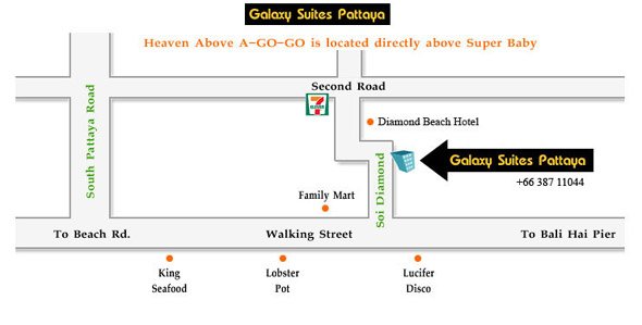 Lageplan des Hotels