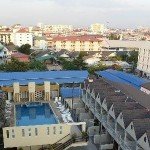Blick vom Balkom im Golden Sea Hotel in Pattaya