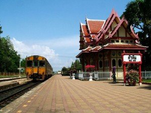 Der schöne Bahnhof in Hua Hin