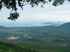 Blick auf die Insel Koh Samui