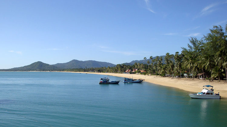 Mae Nam Beach auf Koh Samui